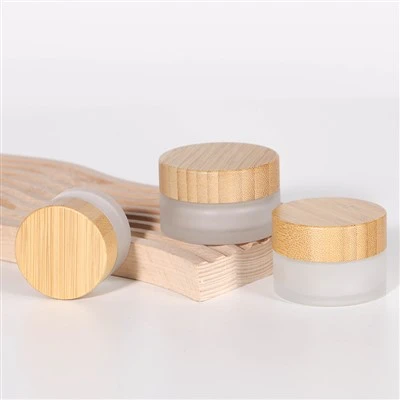Luxe glazen cosmetische potten